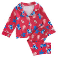 Stitch and Floral Print Pajama Set