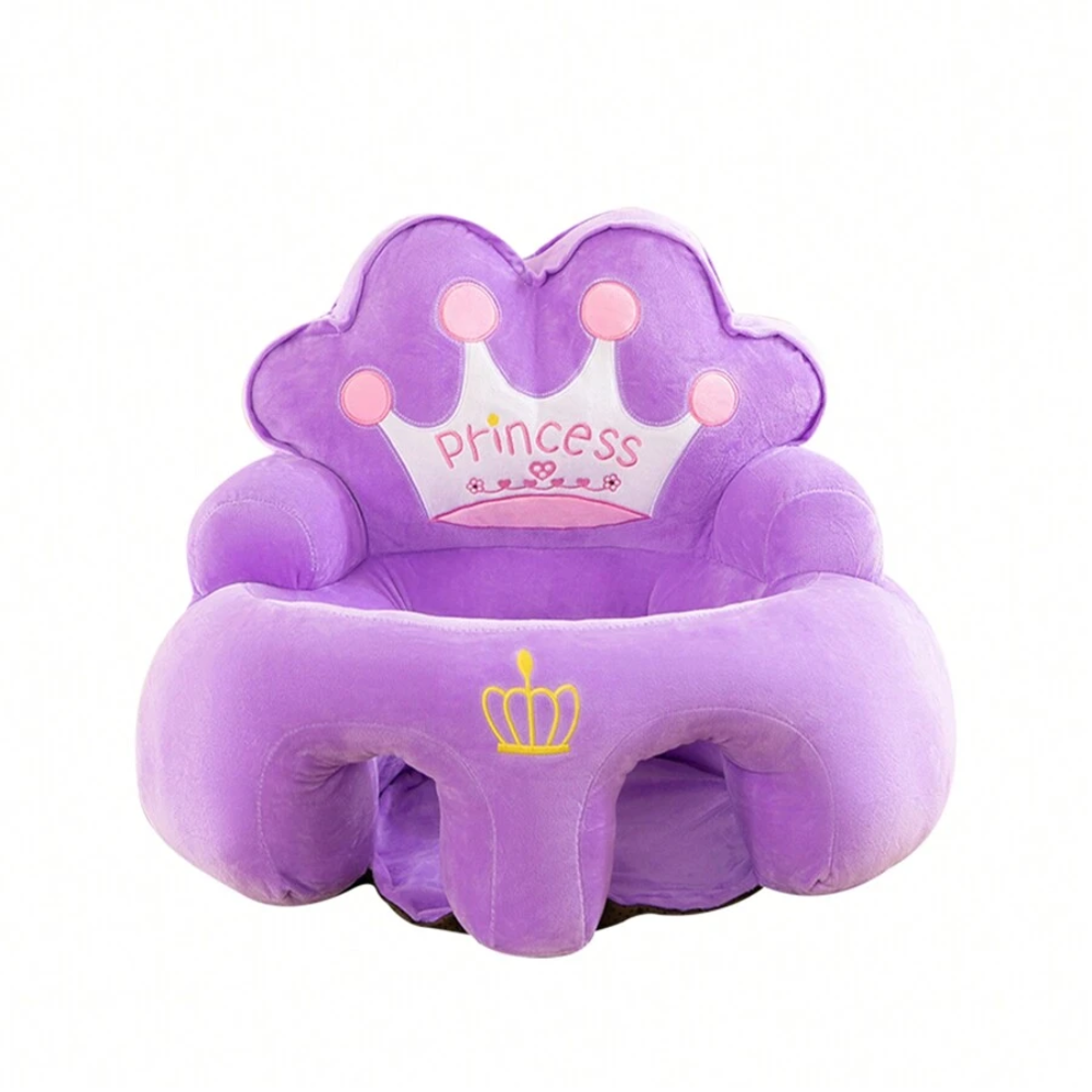 Soft Cushion Baby Sitting Chair With Crown Shaped Backrest