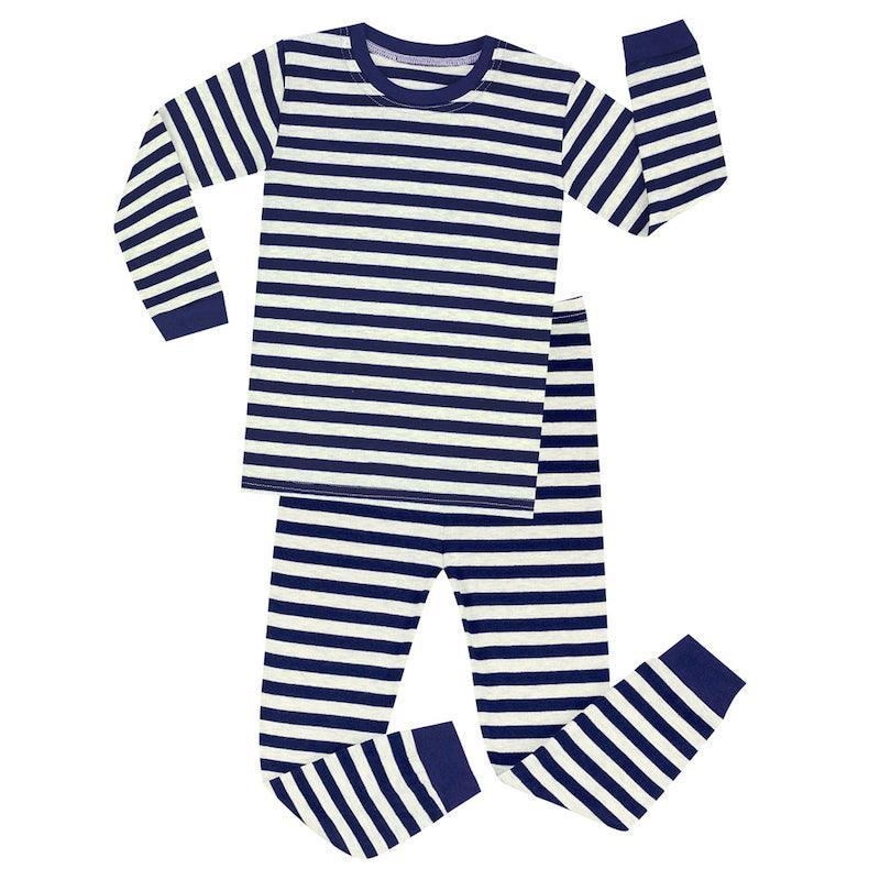 Striped Cotton Pajama Set