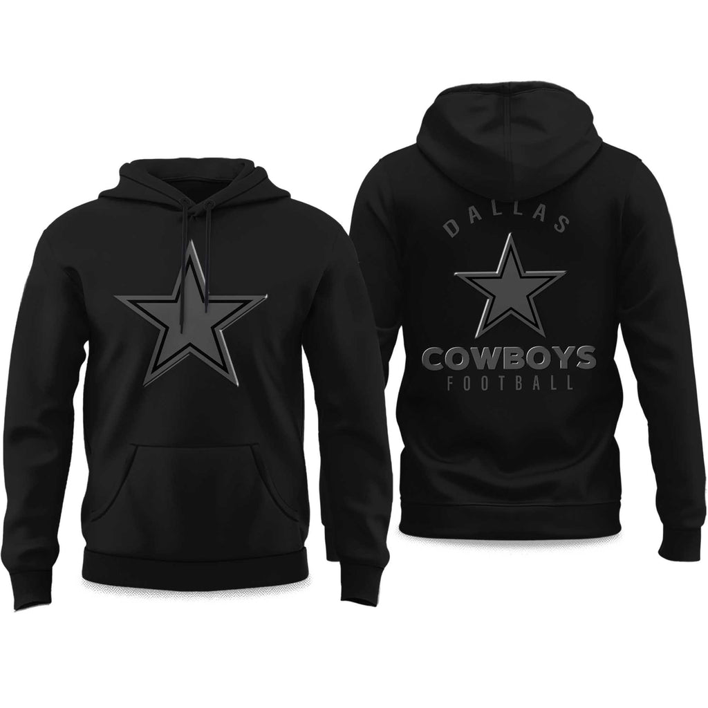 Dallas Cowboys Kids Printed Pullover Hoodie With Minimal Star Graphic