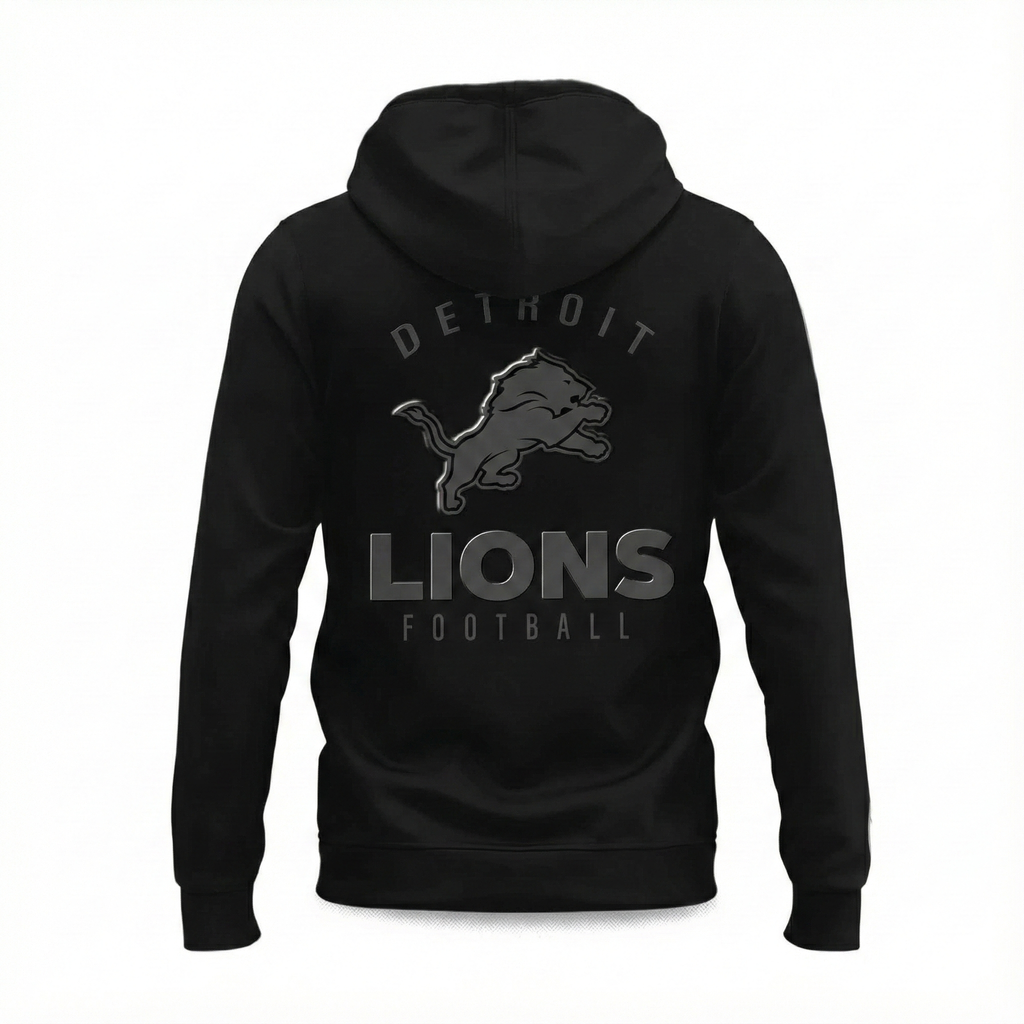 Detroit Lions Back In Tone Pullover Kids Hoodie