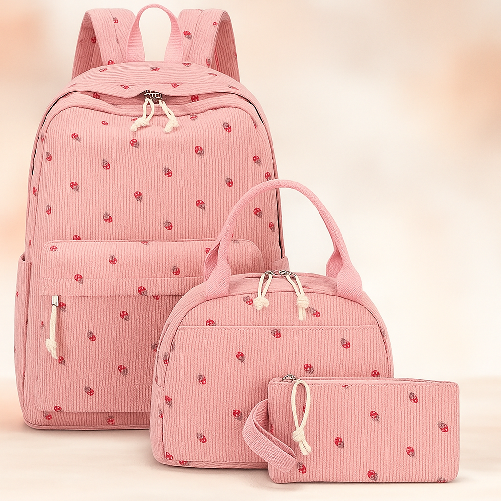 School Backpack Teens Girls Boys Kids School Book Bags With Lunch Box Pencil Bag