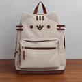 Cat Face Backpack With Front Zipper Pocket