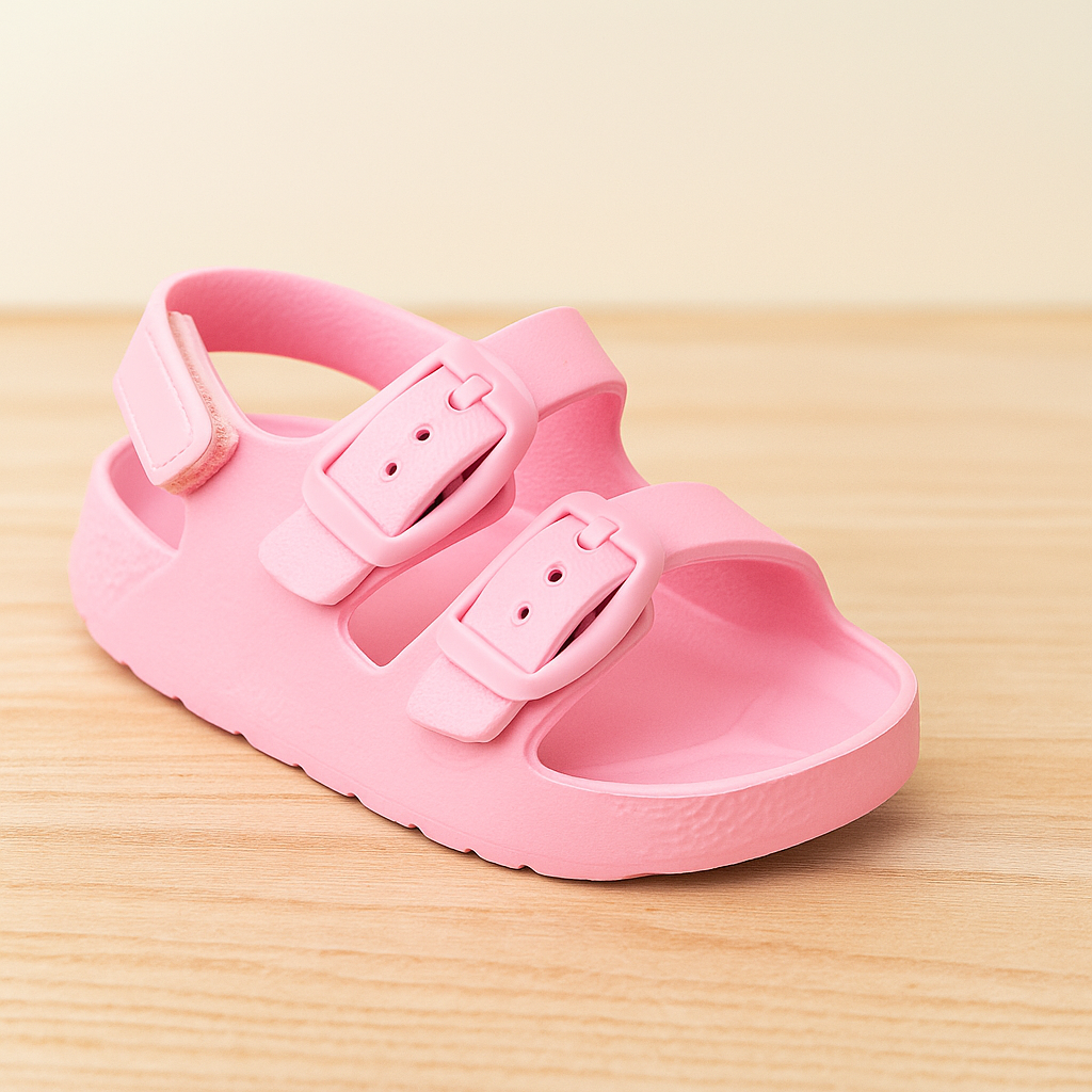 Toddler Double Buckle Sandals Adjustable Strap