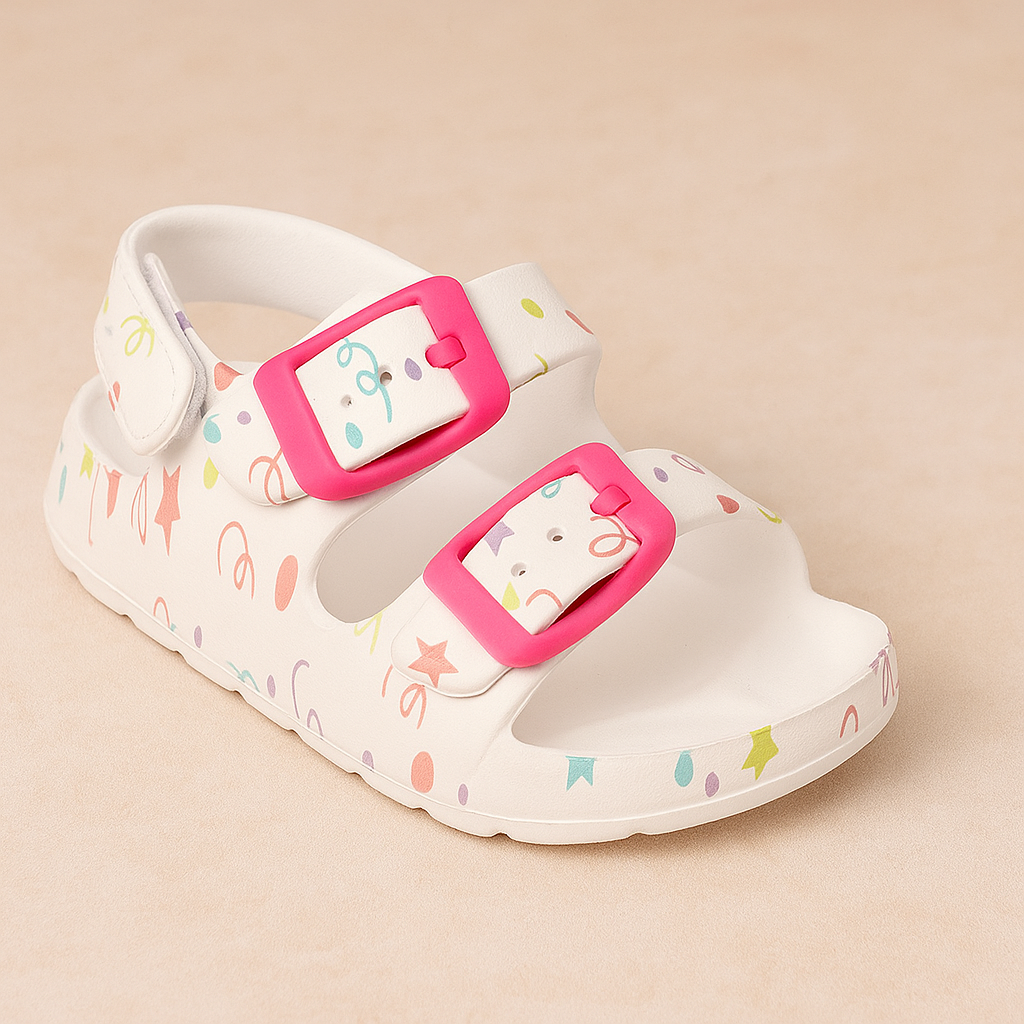 Toddler Double Buckle Sandals Adjustable Strap