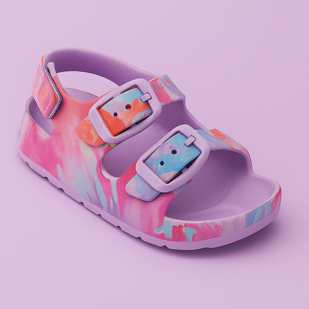Toddler Double Buckle Sandals Adjustable Strap