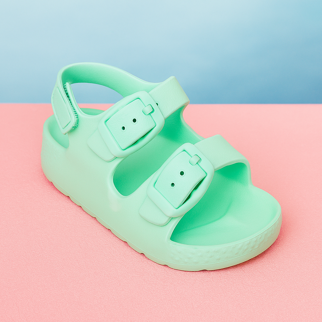Toddler Double Buckle Sandals Adjustable Strap
