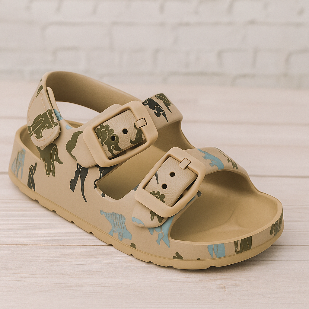 Toddler Double Buckle Sandals Adjustable Strap