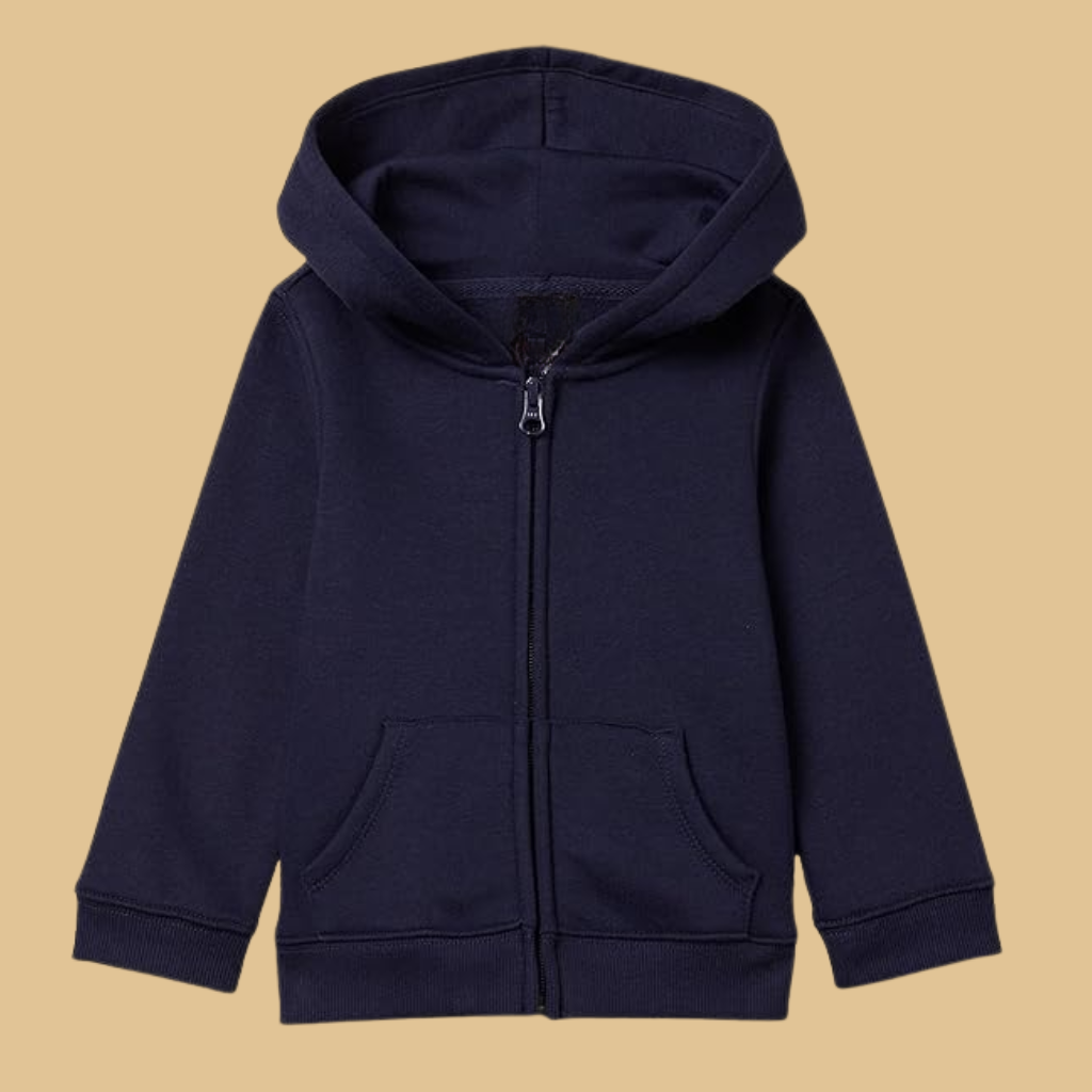 Girls And Toddlers Fleece Zip Up Hoodie Sweatshirt