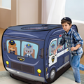 Children Portable And Foldable Truck Design Playhouse Toy Tent