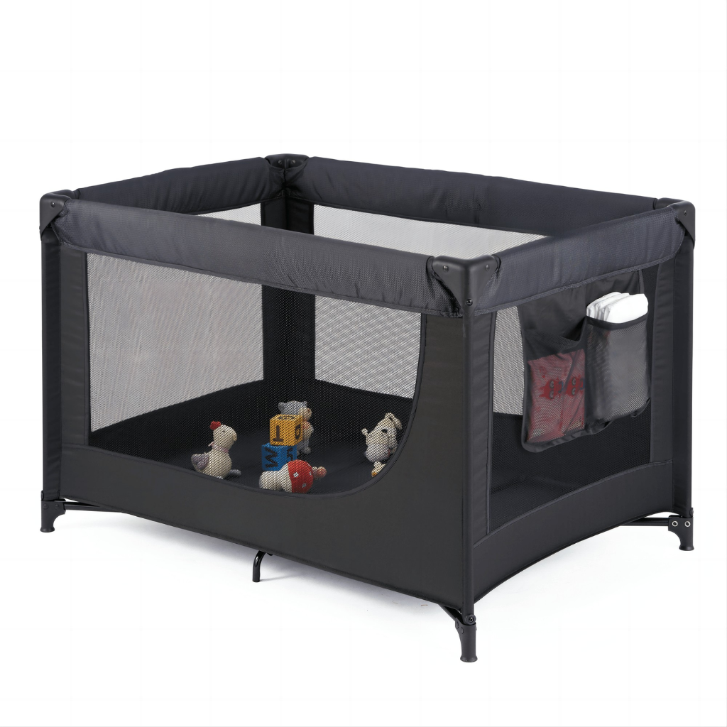 Babies Portable Playpen Crib With Foldable Mattress