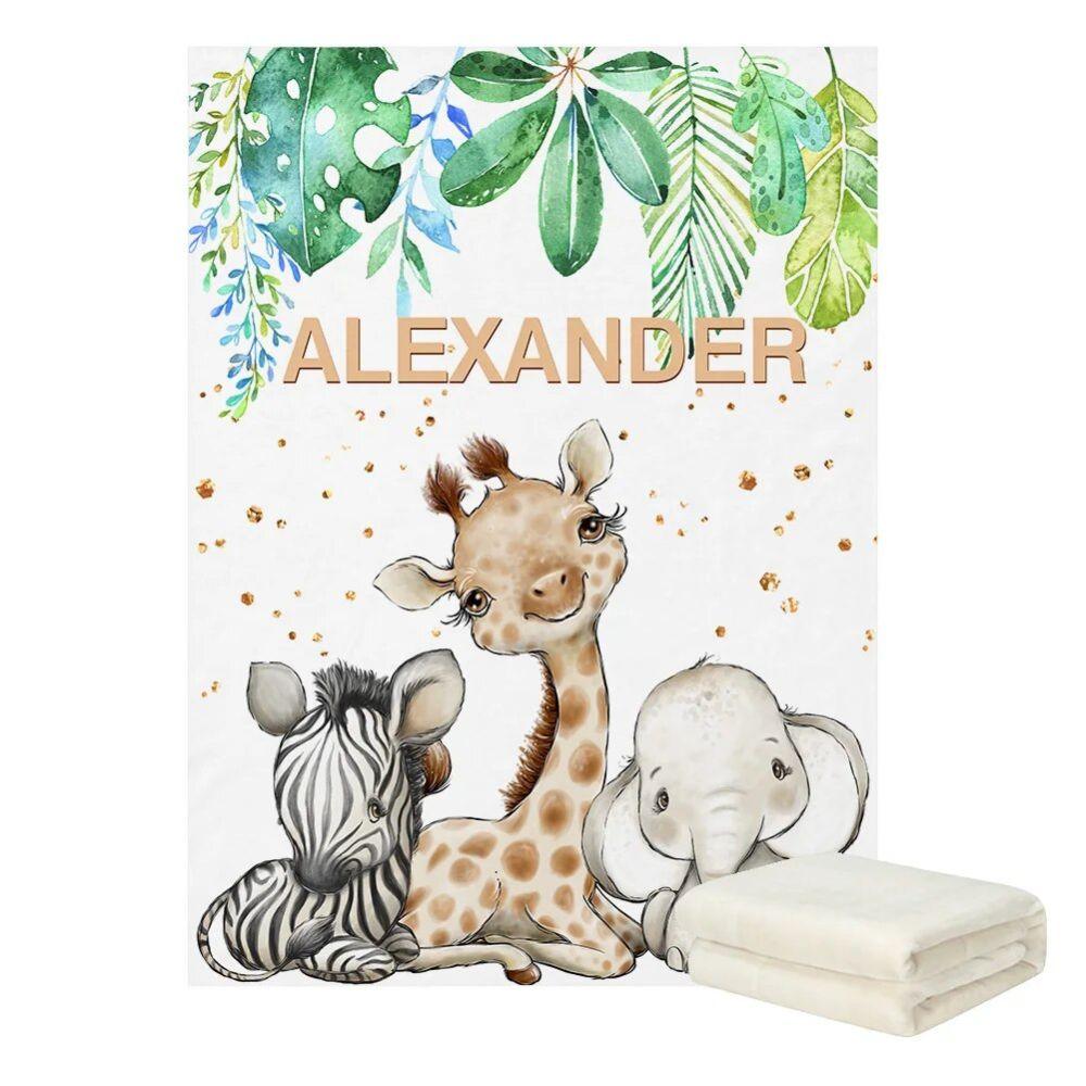 Personalized Jungle Bedding Set