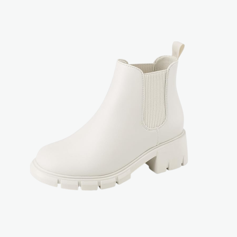 Girls Chelsea Boots With Comfortable Slip On Lug Sole