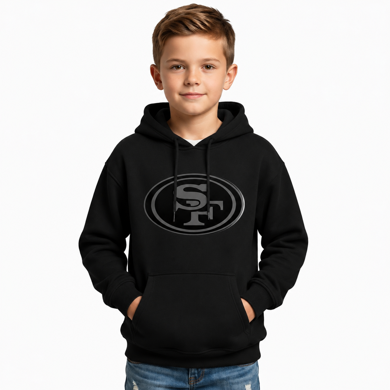 Classic San Francisco 49ers Kids Themed Hoodie
