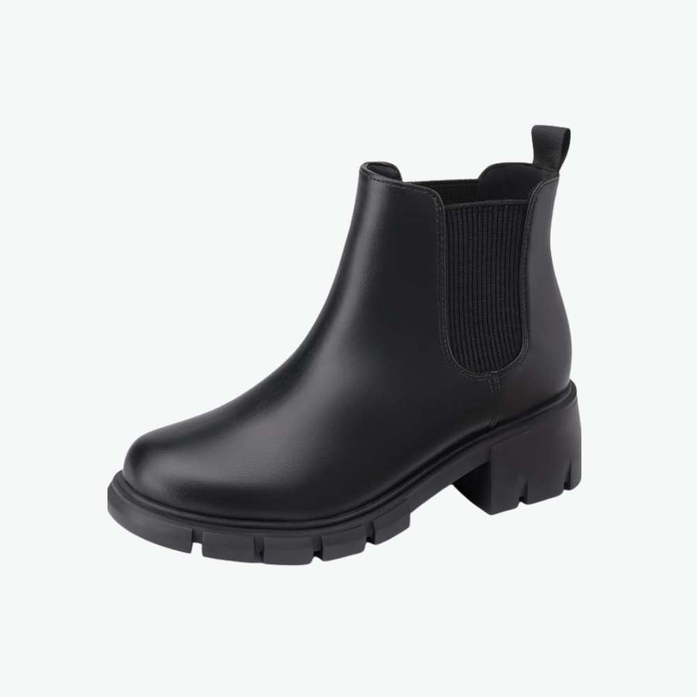Girls Chelsea Boots With Comfortable Slip On Lug Sole