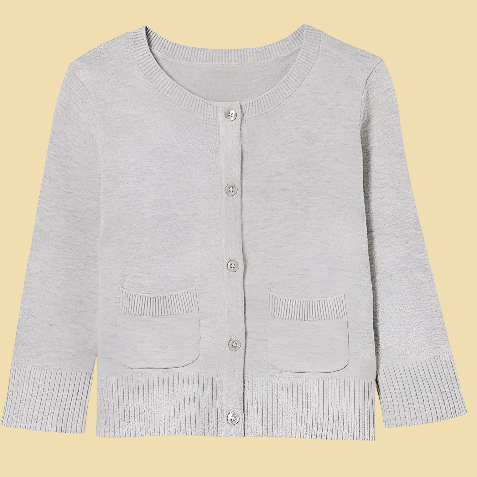 Girls And Toddlers Uniform Slim Fit Cardigan Sweater