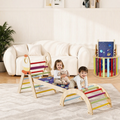 Kids 7 In 1 Climbing Set Foldable Indoor Jungle Gym