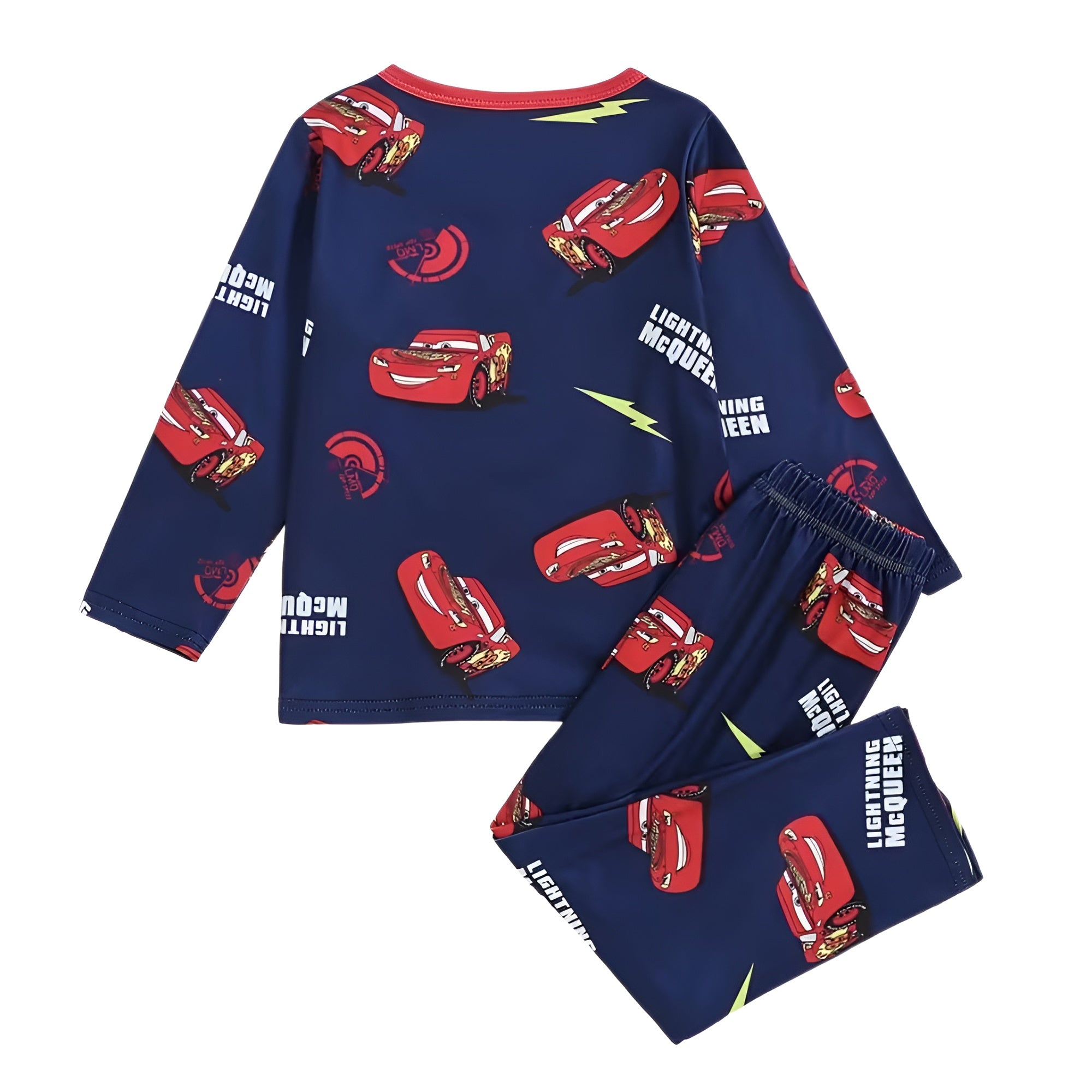 Kids Animated Racing Themed Pajama Outfit
