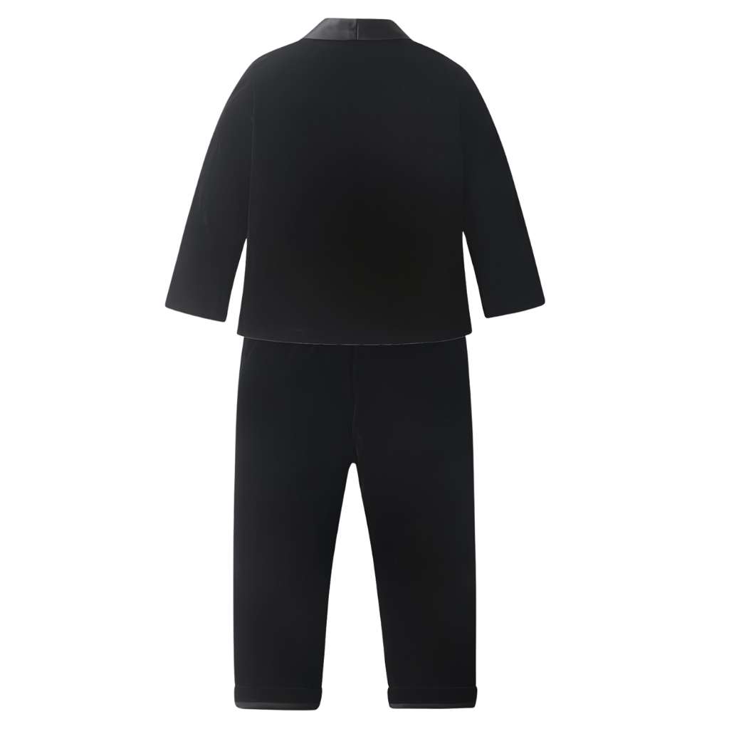 Boys Gentleman Suit With Bow Tie Set