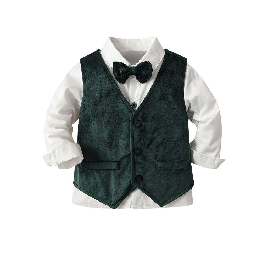 Boys 3 Pieces Formal Party Outfit Set