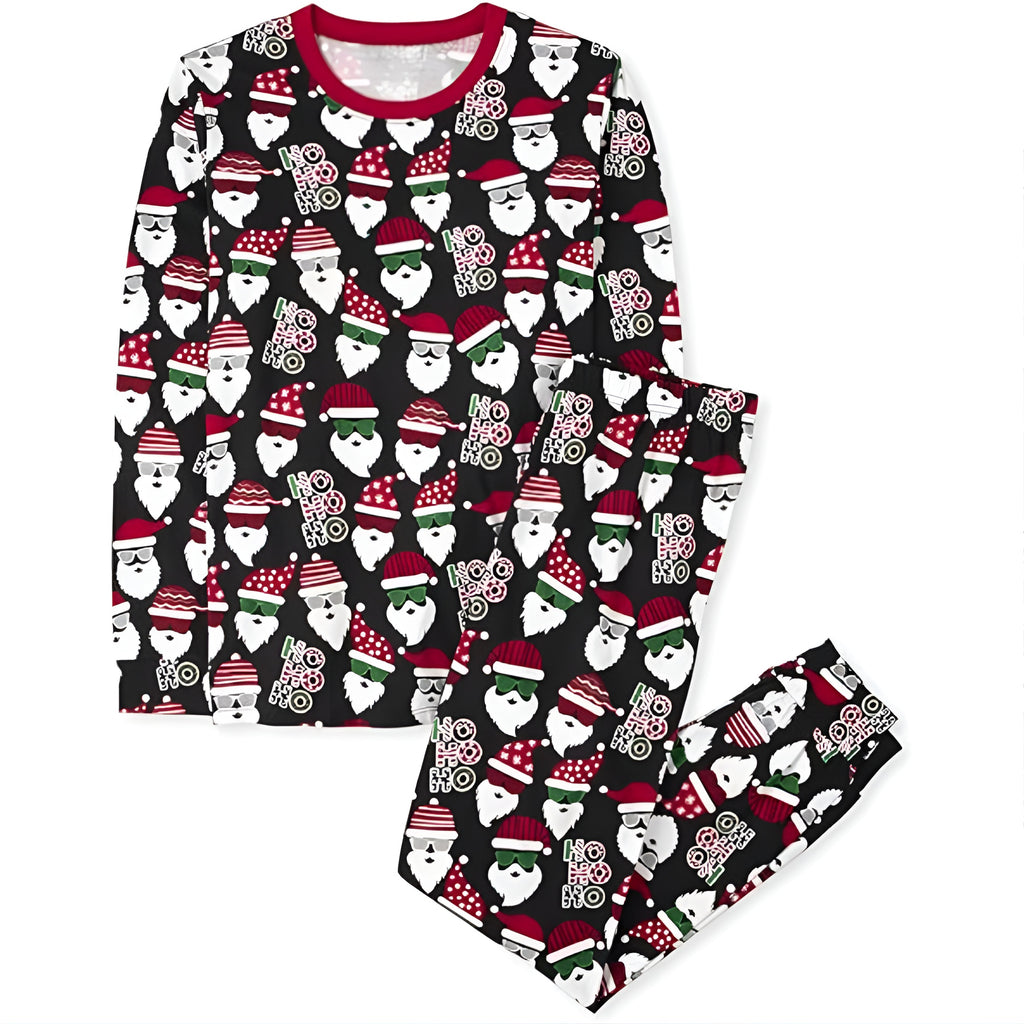 Holiday Print Two Piece Pajama Set