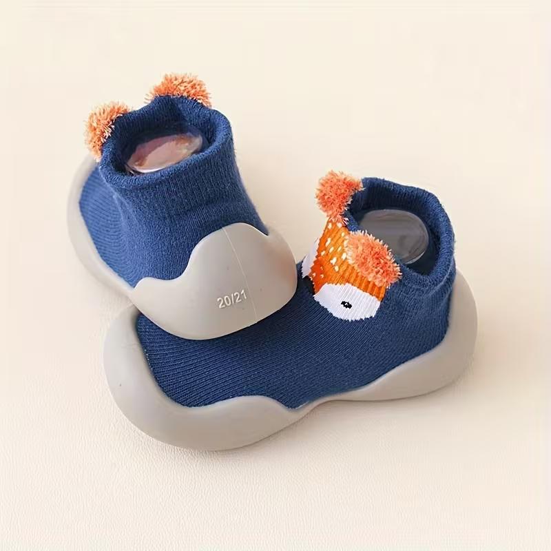 Cartoon Animal Designed Non Slip Baby Shoes