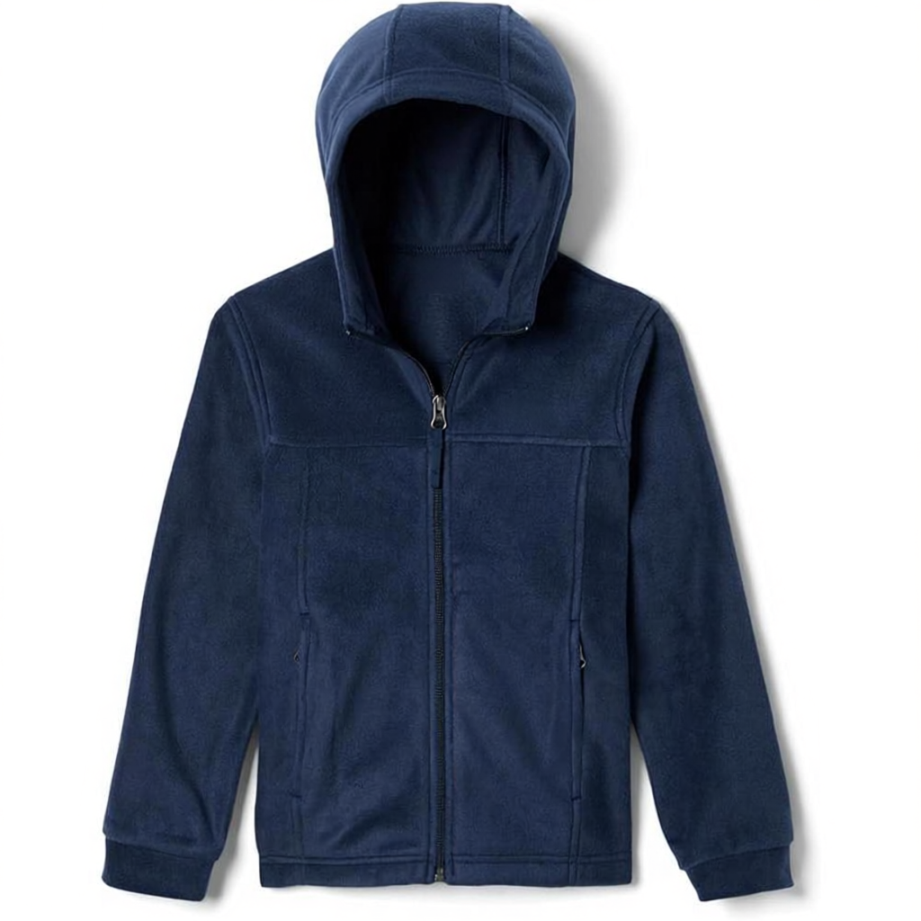 Kids Warm Fleece Hooded Jacket