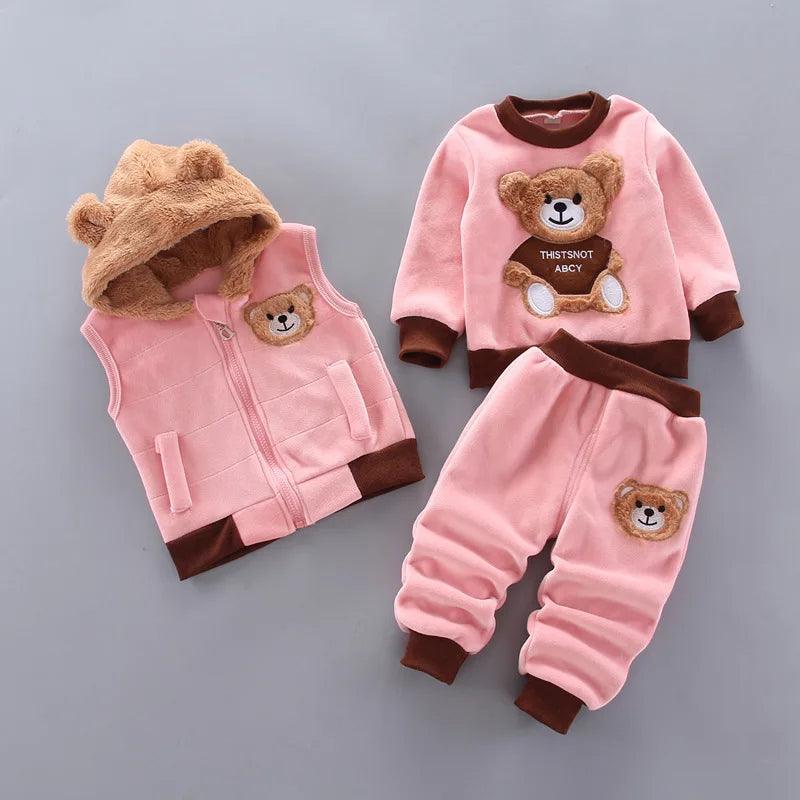 Cartoon Cat Hoodie Set