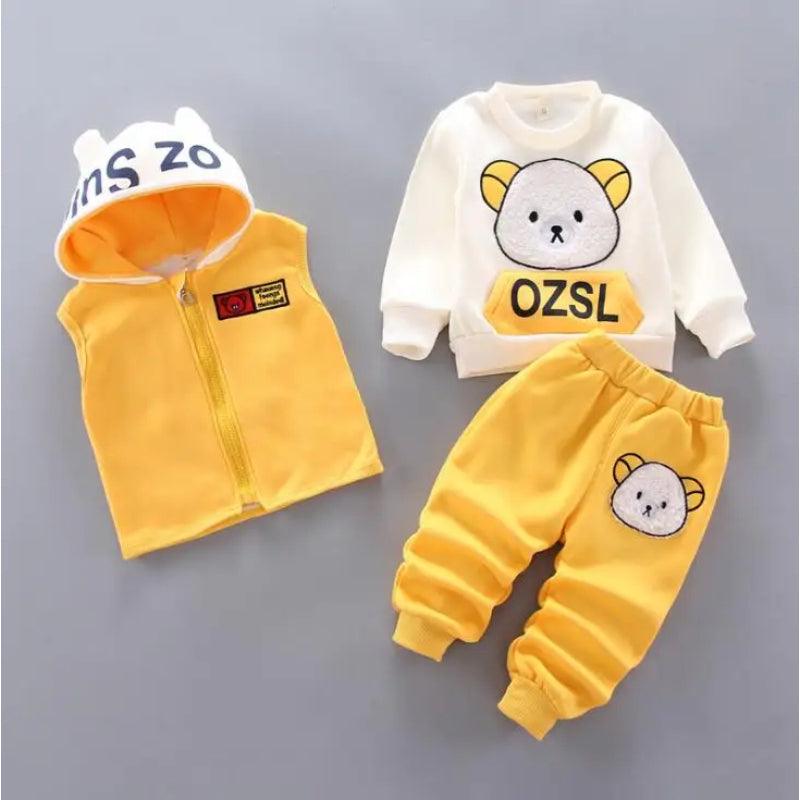 Cartoon Cat Hoodie Set