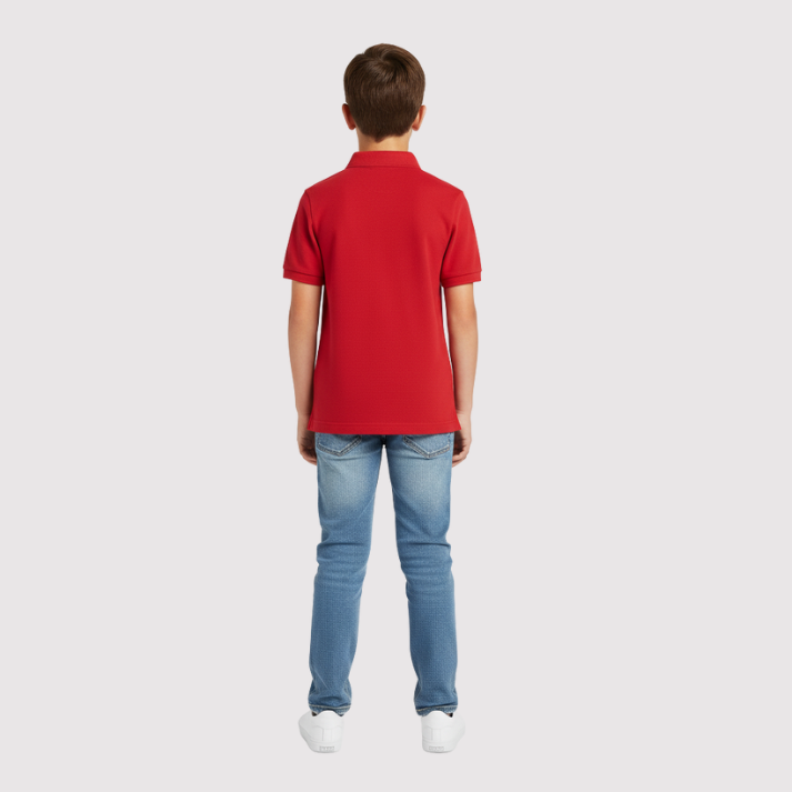 Boys Uniform Colored Polo T Shirt