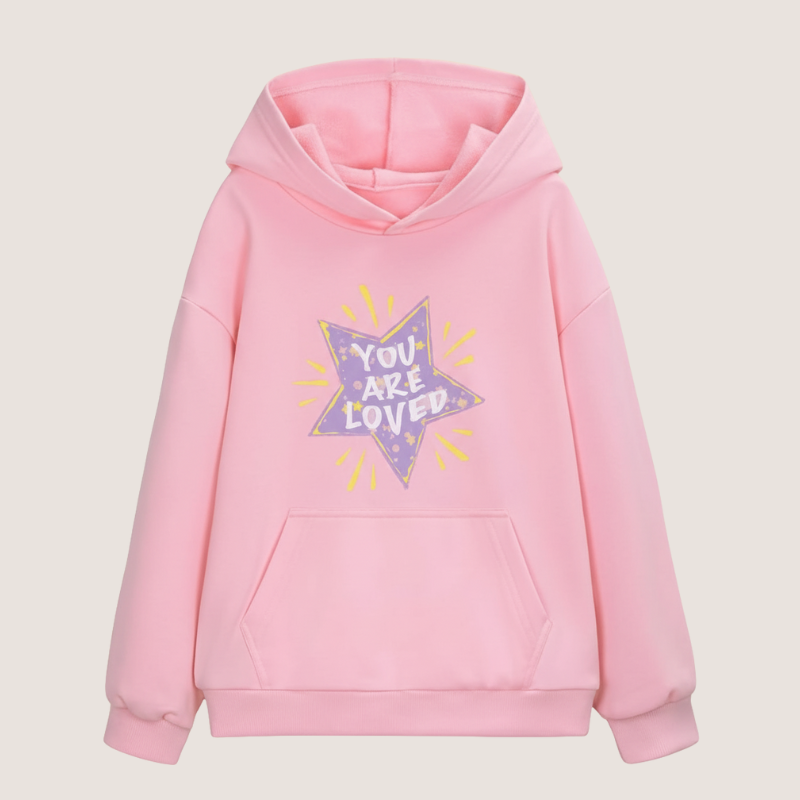 Toddler Girls and Kids Pullover Sweatshirt Hoodie