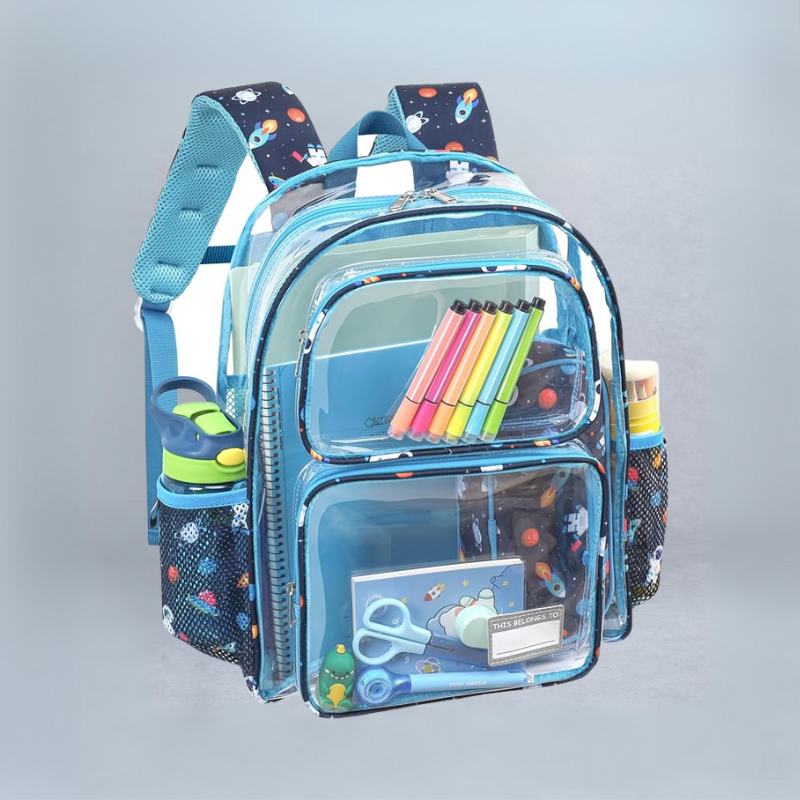 Kids 1 Pack Clear Backpack