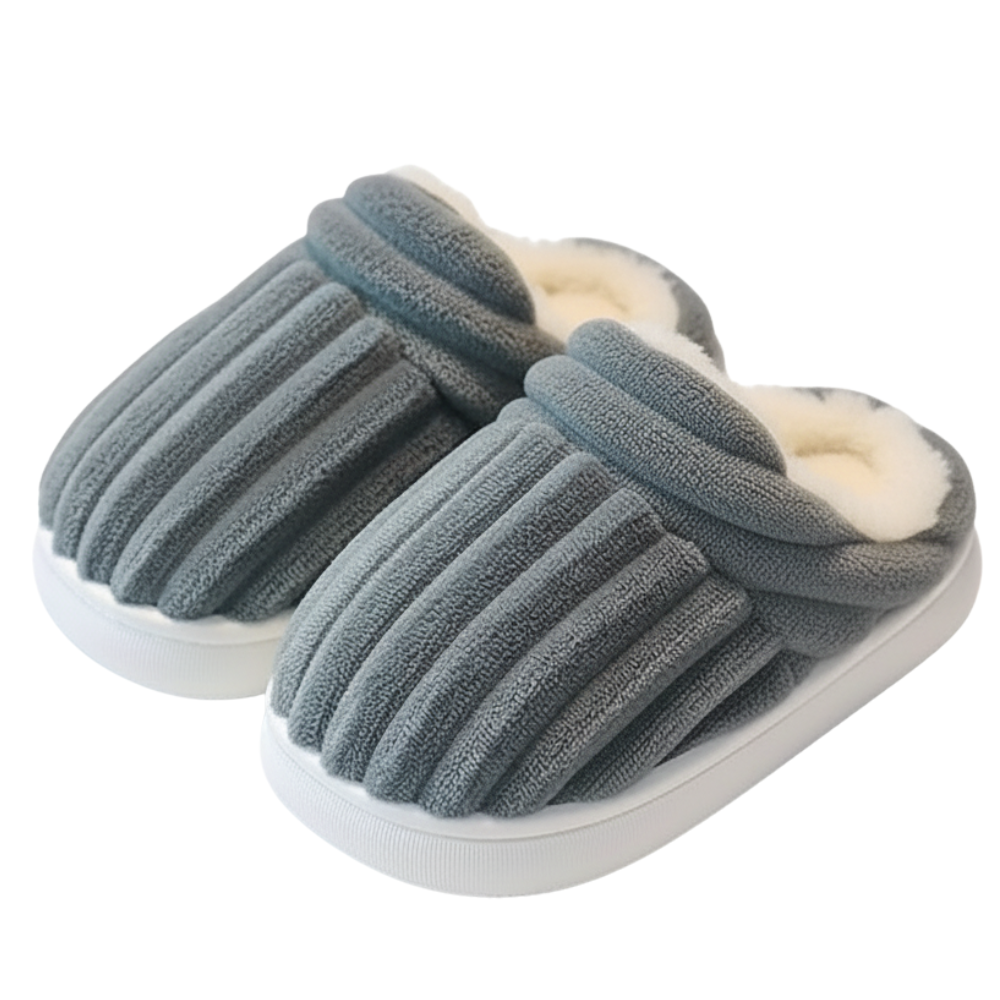 Kids Winter Warm Fleece Lined Slippers