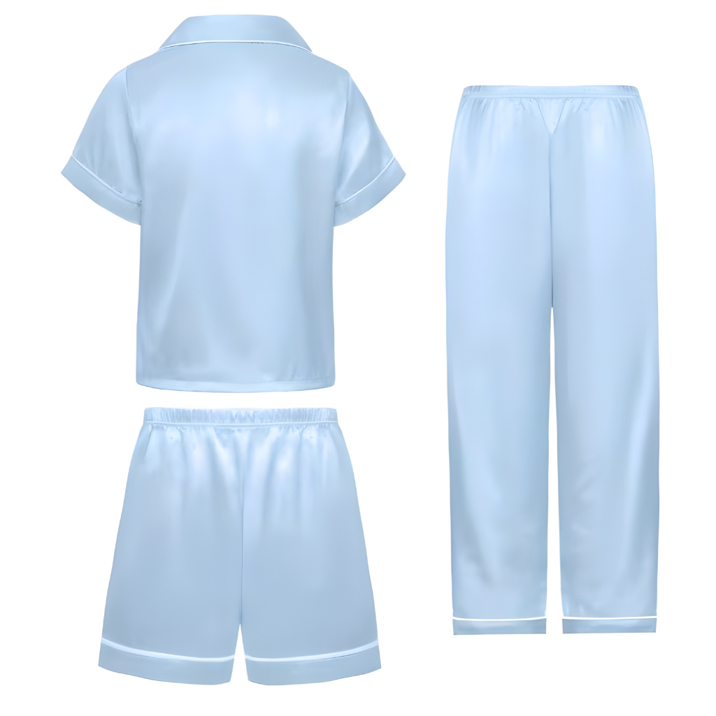 Girls Three Piece Casual Pajama Set