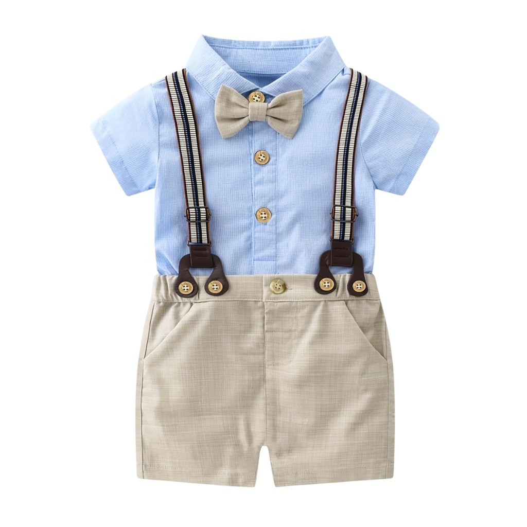 Baby Boys 2 Piece Summer Shirt And Shorts Outfit Set