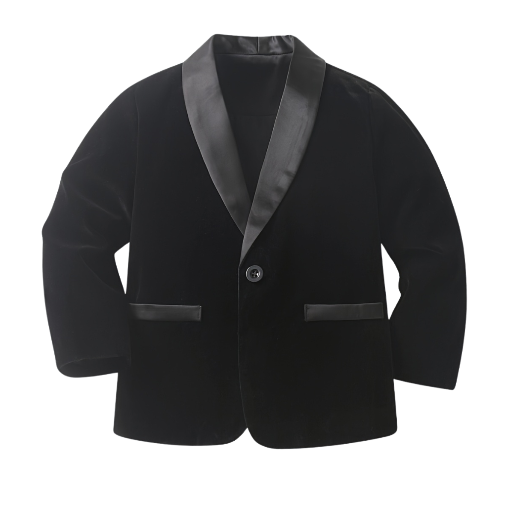 Boys Gentleman Suit With Bow Tie Set