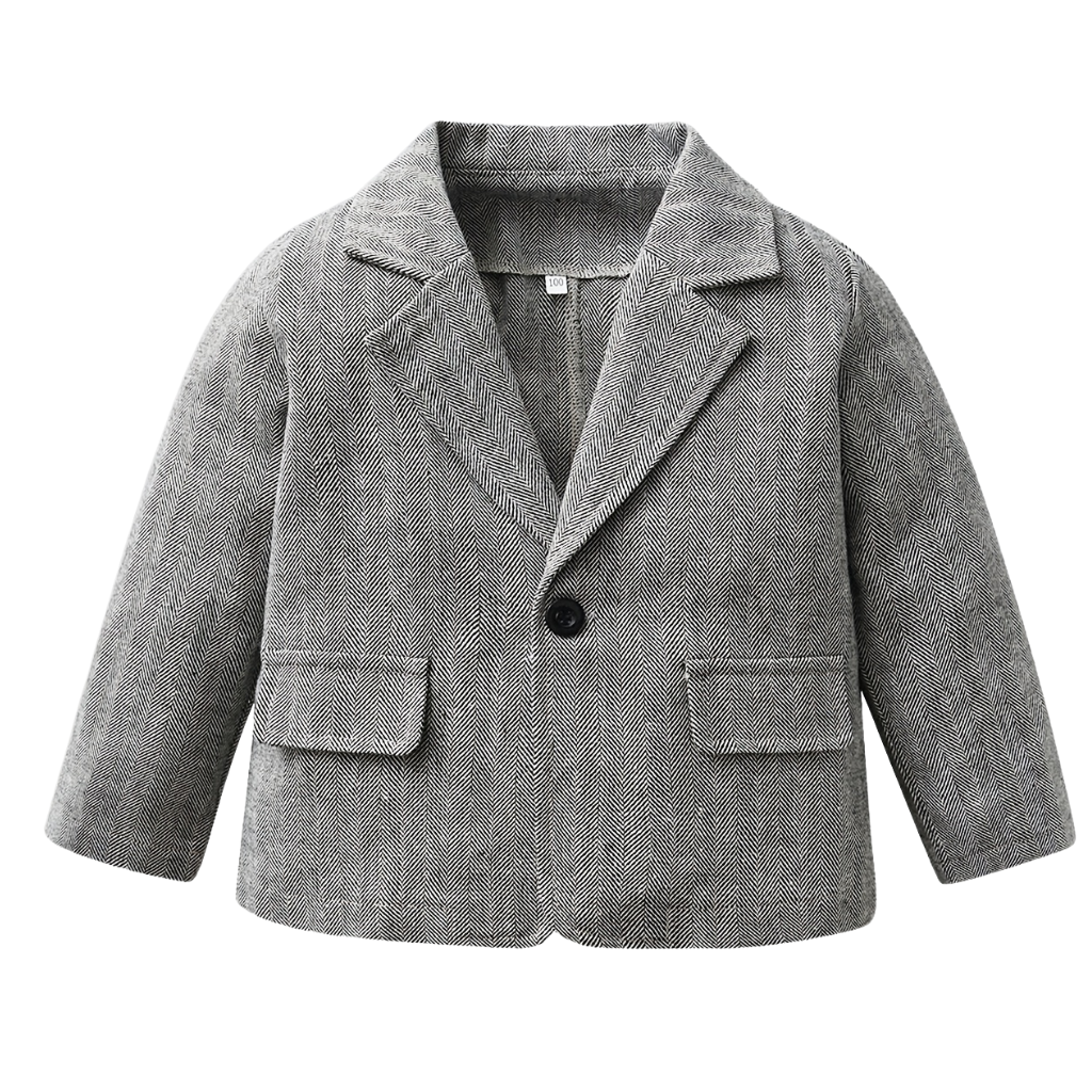 Boys 3 Piece Long Sleeve Shirt Blazer And Pant Set