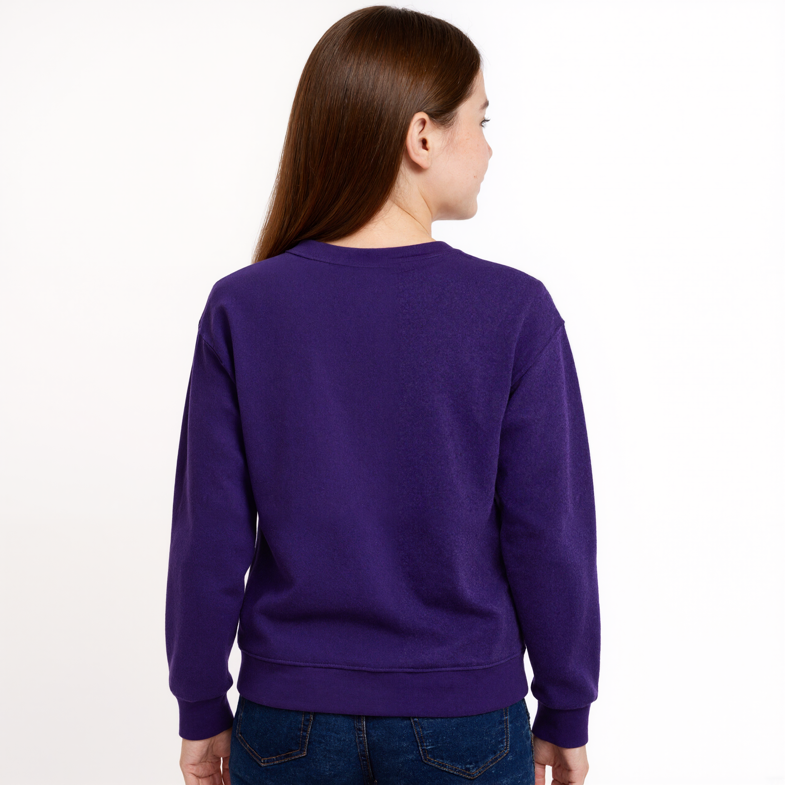 Girls Soft Midweight Fleece Pullover Sweatshirt