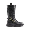 Toddlers Girls Quilted Riding Boots