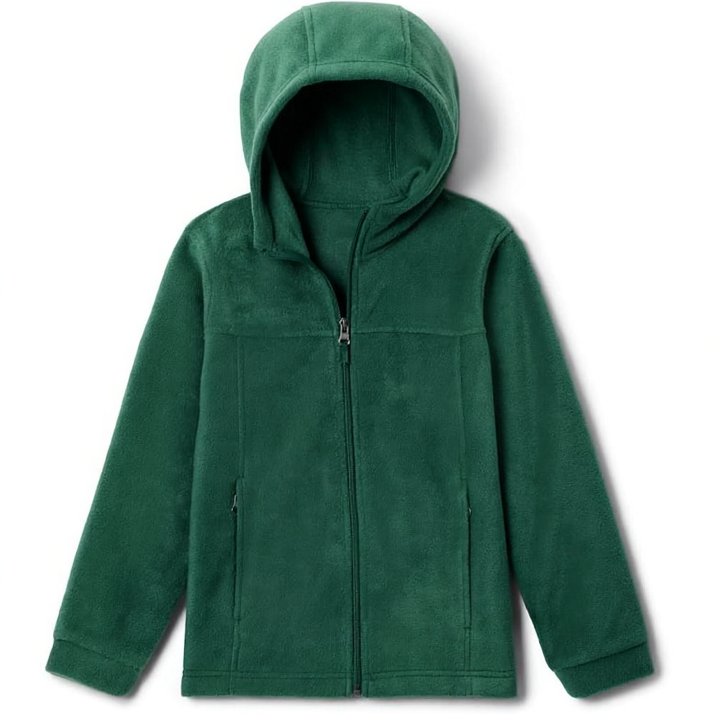 Kids Warm Fleece Hooded Jacket
