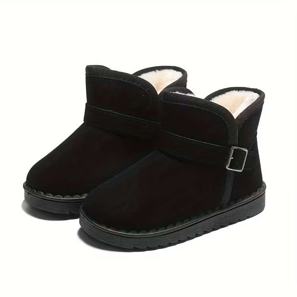 Girls Warm Fabric Winter Boots