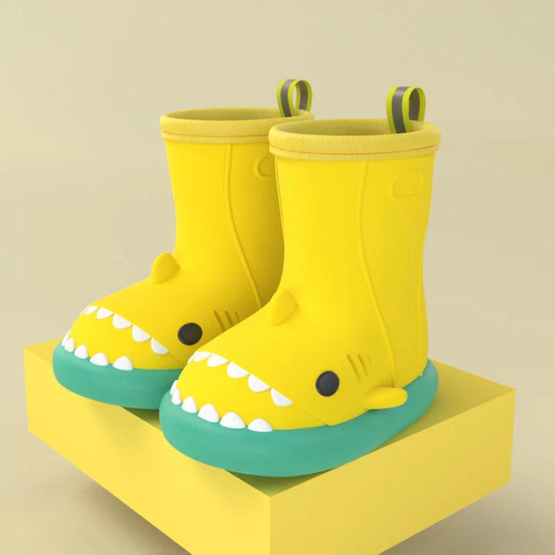 Kids Shark Waterproof Boots Adventure Ready Rain Gear