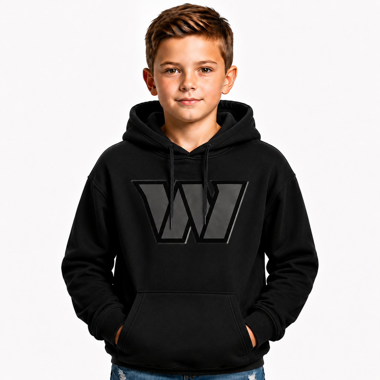 Washington Commanders Printed Kids Football Fan Hoodie
