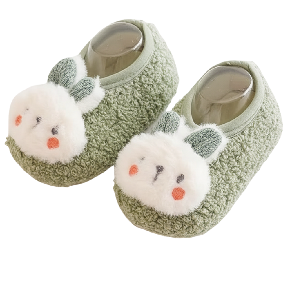 Kids Non Slip Rabbit Design Winter Shoes