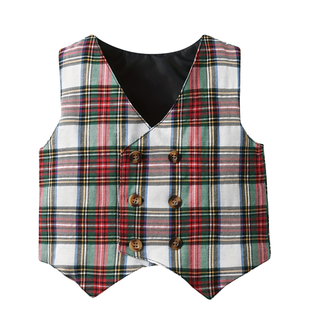 Boys Formal Shirt With Vest And Pants Set