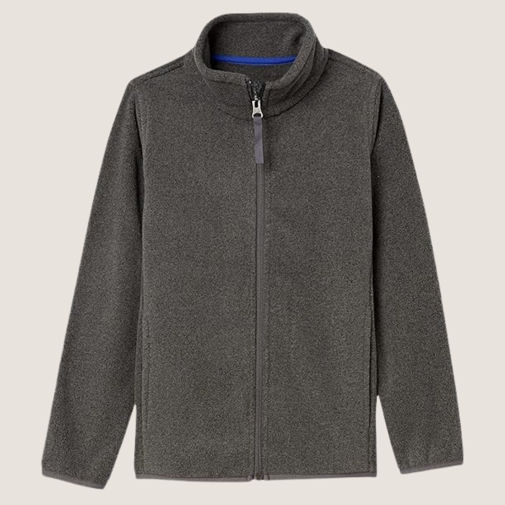 Toddlers Polar Fleece Full Zip Mock Jacket