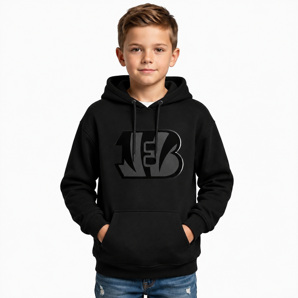 Cincinnati Bengals Football Fan Printed Pullover Kids Hoodie