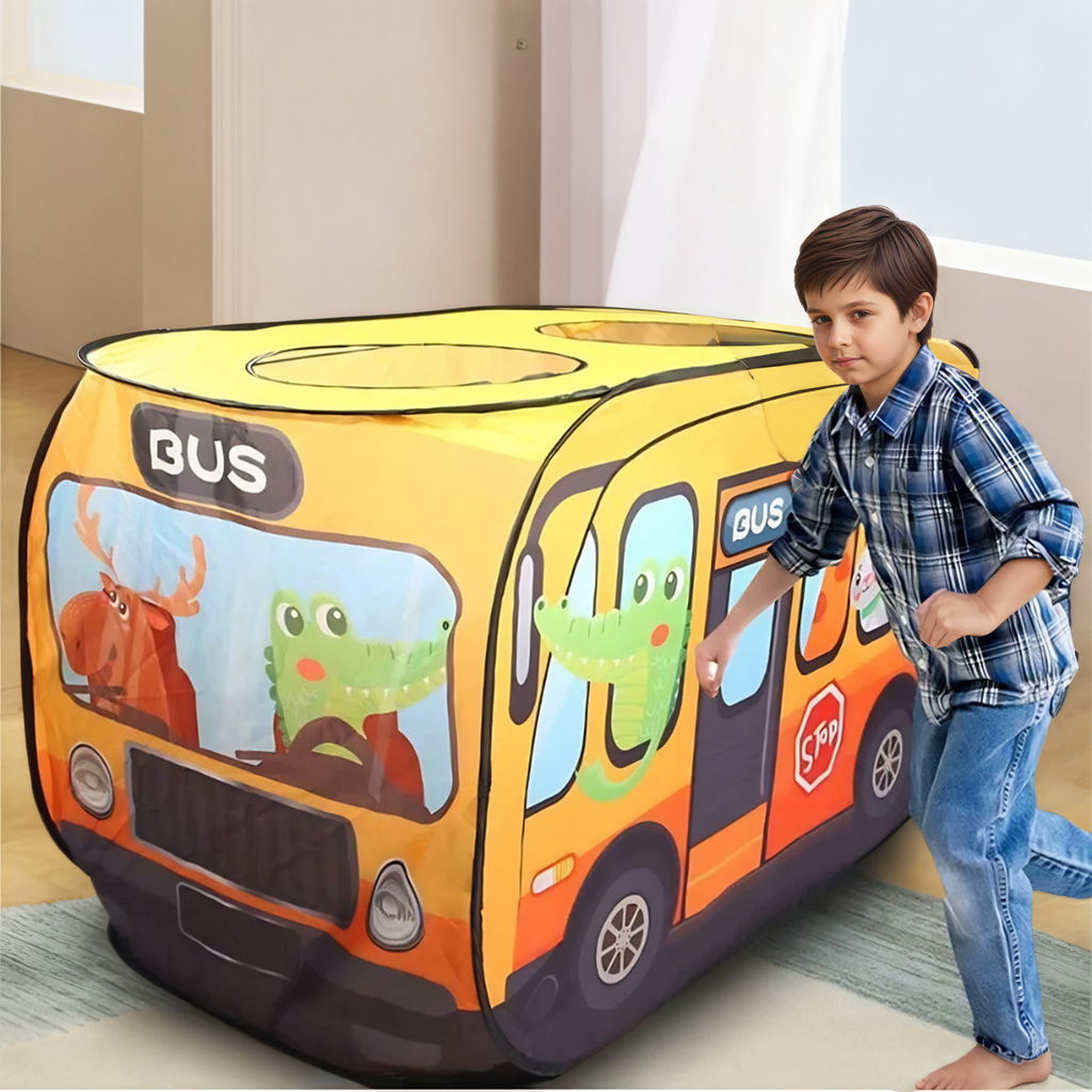 Children Portable And Foldable Truck Design Playhouse Toy Tent
