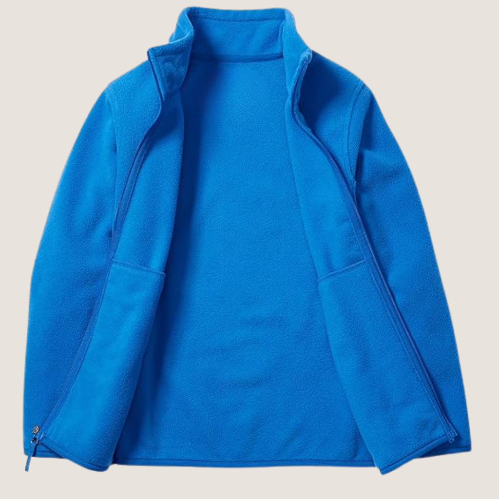 Toddlers Polar Fleece Full Zip Mock Jacket