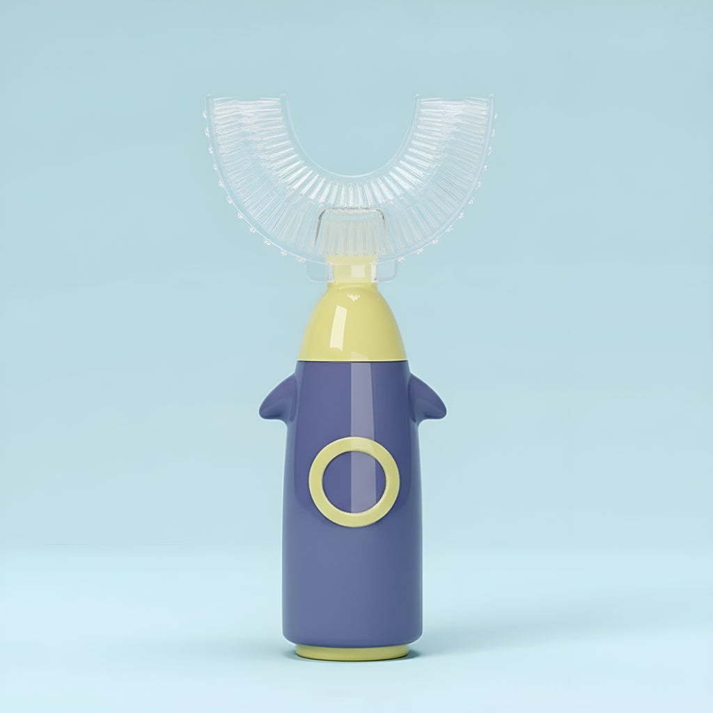 Kids U Shaped Silicone Soft Bristle Manual Cleaning Brush